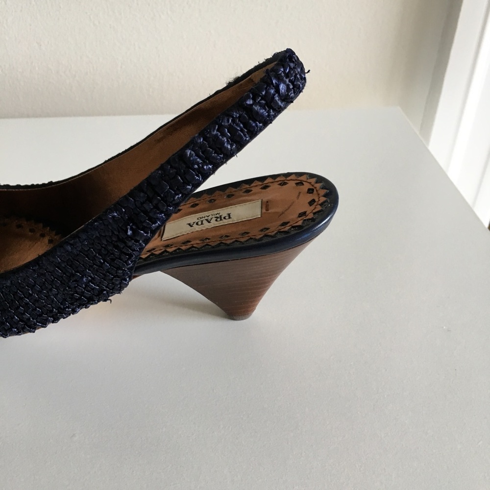 Prada Rafia Ricamo Blue - Picture 8 of 8